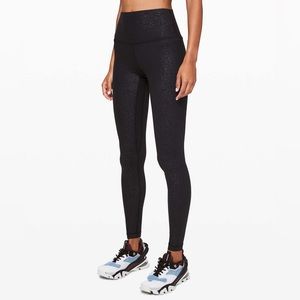 Lululemon Align Pant in Polar Shift Emboss Black